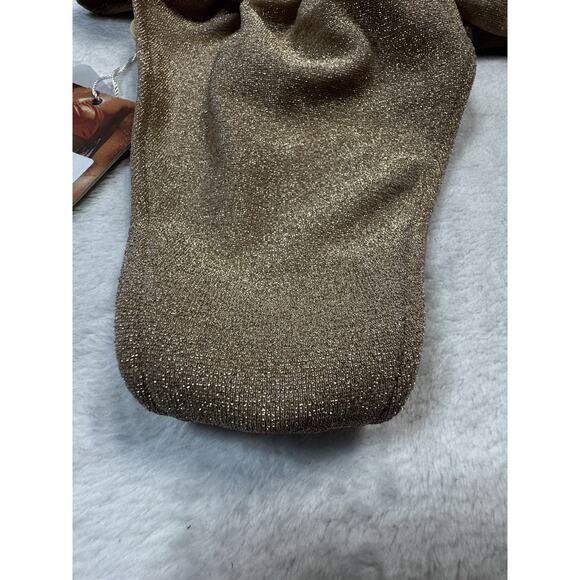 Neena Swim Bikini Set In Sand & Gold Dust Sz Small Resort Wear Cruise Beach - Picture 2 of 7